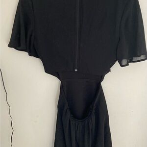 Speechless Black Backless Dress